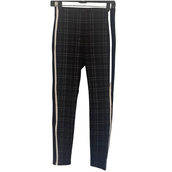 Zara Pants - ZARA Trafaluc Collection Black & Gray Plaid Pants